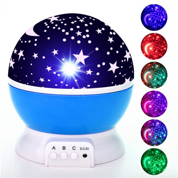 LED Starry Sky Rotating Night Light