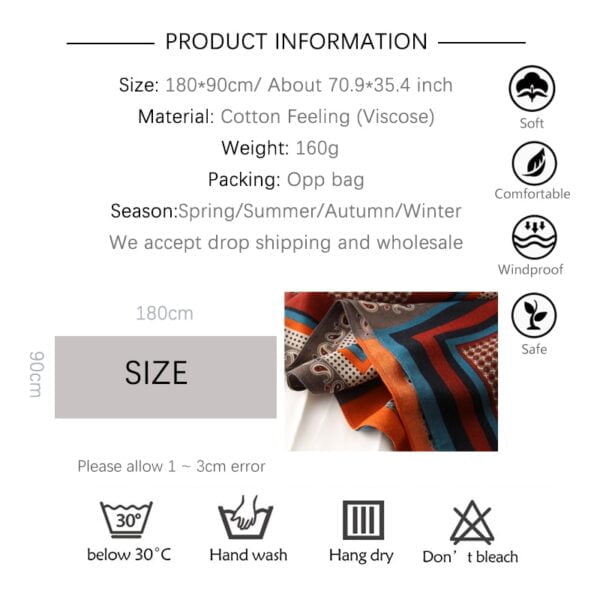 Women's Warm Winter Scarf - Image 3
