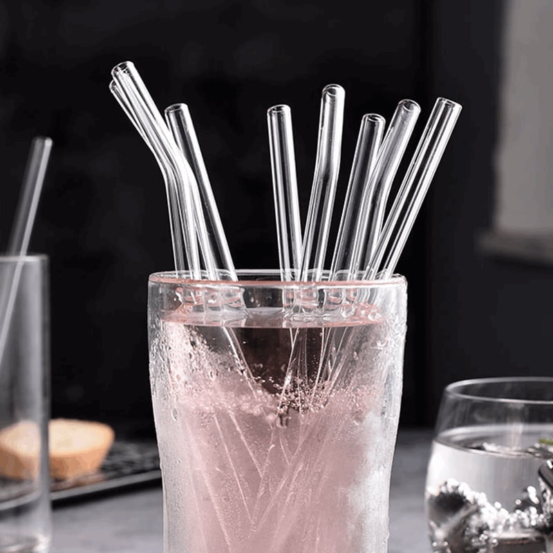 Borosilicate Glass Straws Set