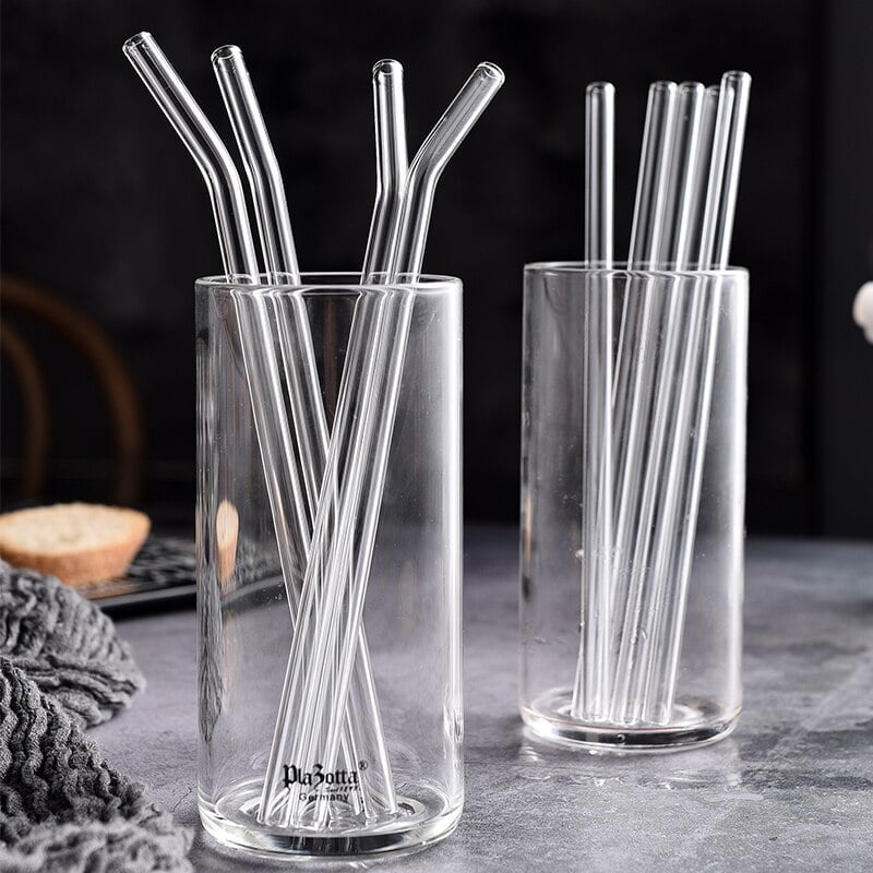 Borosilicate Glass Straws Set