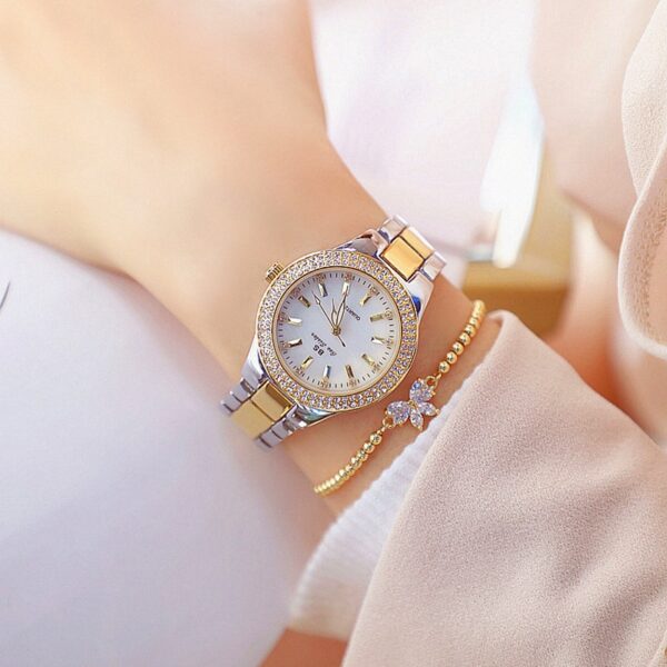 Women's Crystal Patterned Watch - Image 3