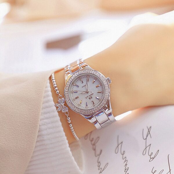 Women's Crystal Patterned Watch - Image 7