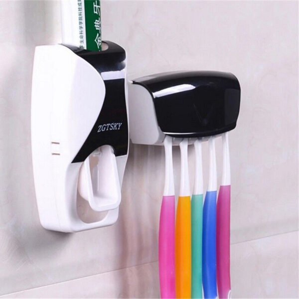 Automatic Toothpaste Dispenser with Toothbrush Holder - Image 5