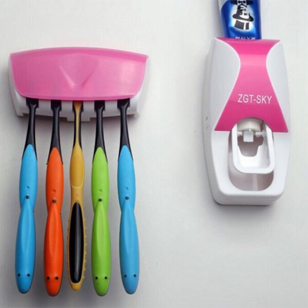 Automatic Toothpaste Dispenser with Toothbrush Holder - Image 6