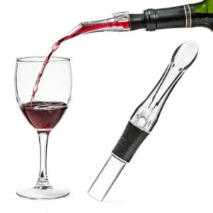 "Wine Bottle Aerator Pourer" - Innovative design for enhanced wine aeration.